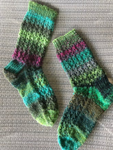 Boot Socks - Handknit Organic Noro Wool